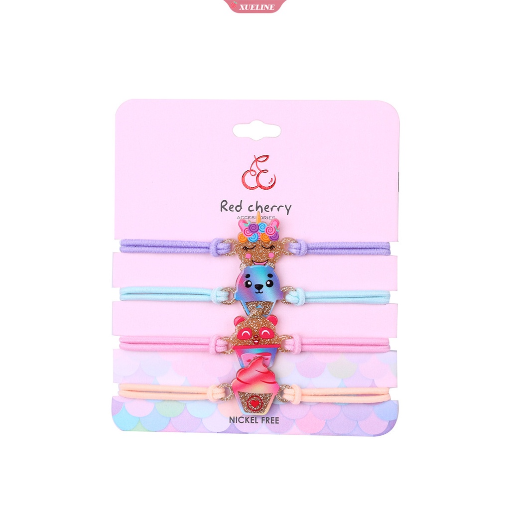 Kartun Alpaka Gelang Akrilik Aksesoris Tenun Tangan Lucu Anak Tali Elastis good friend Gelang Tali Kepala [ZXL]