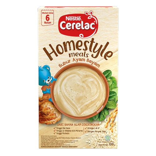 Nestle Cerelac Homestyle Meals 6 bulan