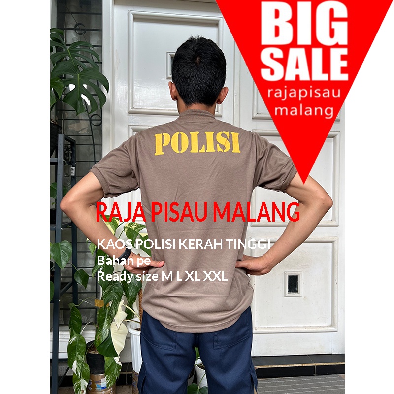 RPM Kaos tangan pendek polisi / kaos dinas polisi / kaos dalaman polisi / kaos oblong polisi