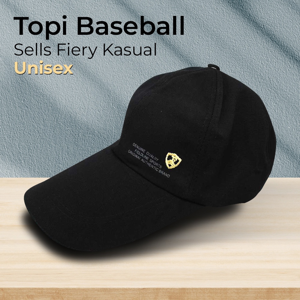 Topi Baseball Sells Fiery Kasual Unisex - FB01 - OMFH80BK Black