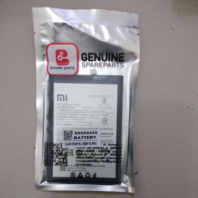 Jual Batre Baterai Xiaomi Redmi 9a 9c Bn56 Dable Ic Brader Part