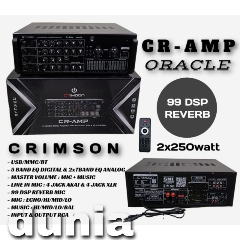 Amplifier Crimson CR AMP Oracle Original 99 DSP Reverb
