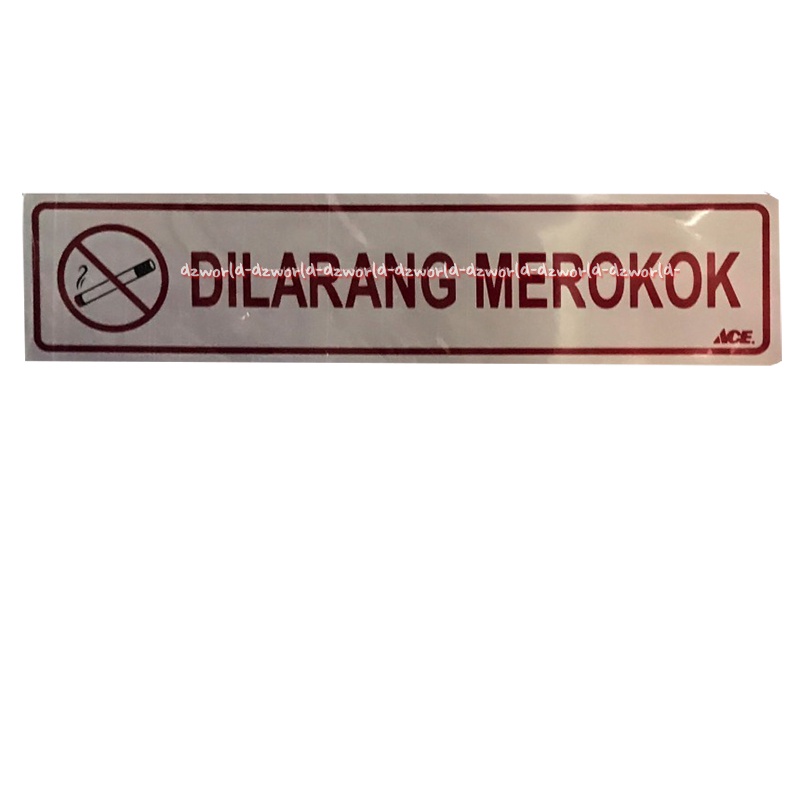 Kris Stiker Dilarang Merokok Sticker No Smoking Mudah Diaplikasikan Pada Kaca Metal Atau Plastik Dinding Ace Krisbo Di Larang Merokok Silver