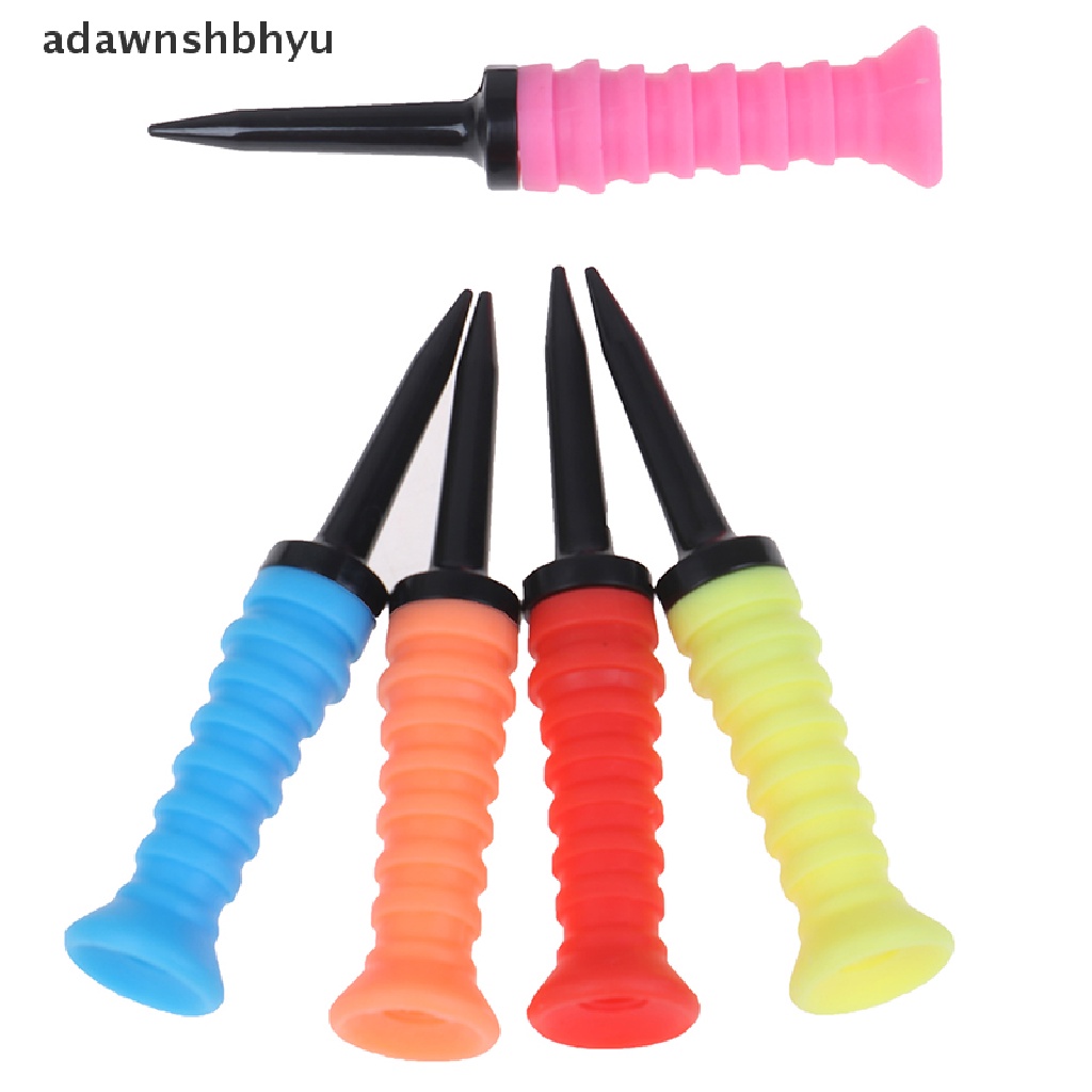 Adawnshbhyu 1PC Golf Elastic tee soft rubber ball nail limit resistance ball tee ID