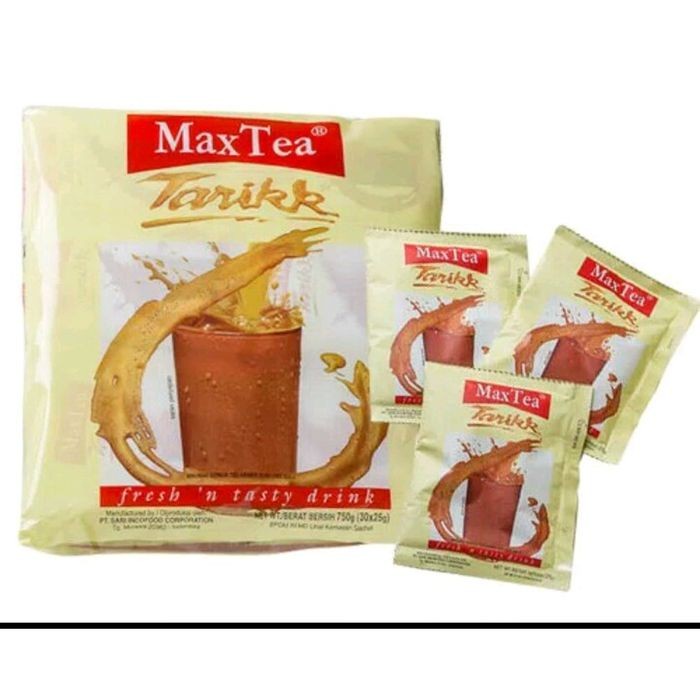 

MAXTEA TEH TARIK 25 GRAM X 30 SACHET / MAX TEA TEH TARIK