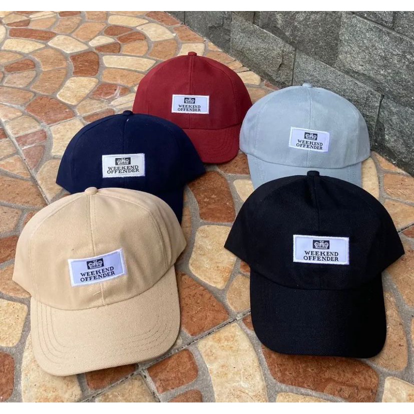 TOPI POLO CAPS PRIA WANITA CASUAL BORDIR WEEKEND OFFENDER