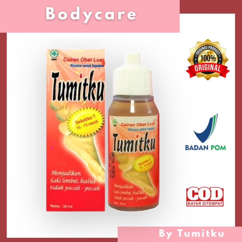 READY TUMITKU OBAT KAKI PECAH Original BPOM Solusi Kaki Pecah-pecah Dan Kapalan ukuran 30 ml