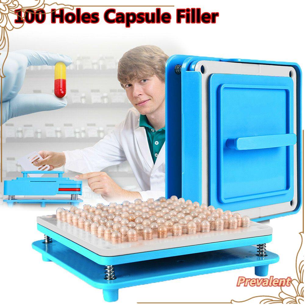 Preva Capsule Filler Kapsul Perawatan Kesehatan Professional Green Pill Filler