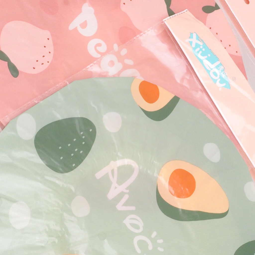 Shower Cap Karakter Motif Buah Penutup Rambut Kepala Mandi Topi Keramas Anak Dewasa Waterproof
