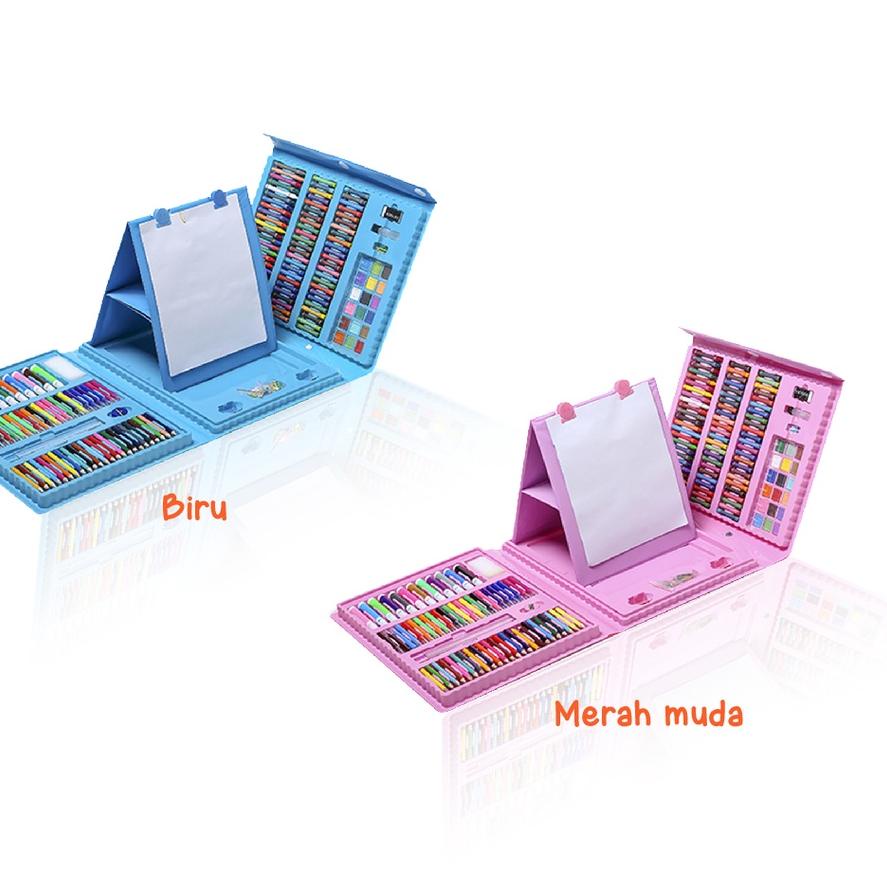 

■»► Alat Lukis Mewarnai 208pcs Crayon 208pcs Oil Paste Kualitas Impor KIDS LAND