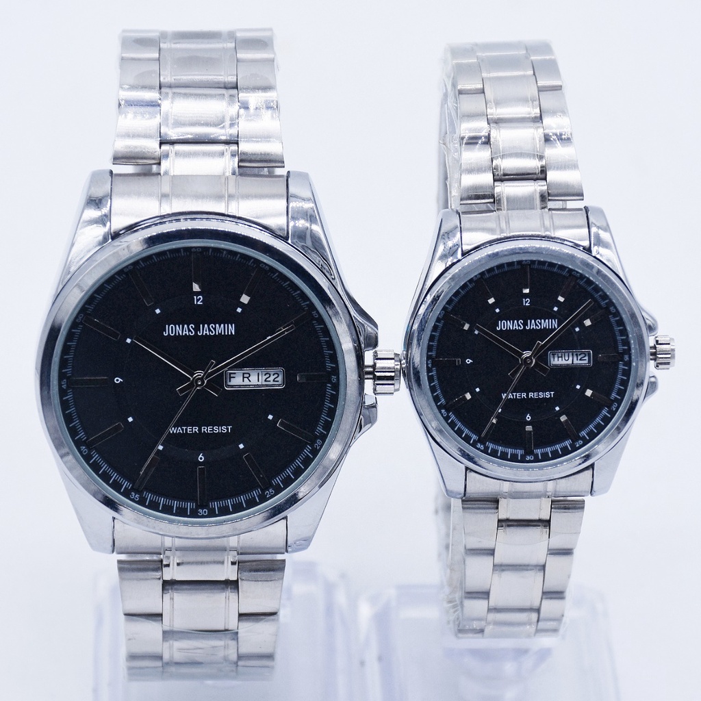 Jam Tangan Couple Jonas Jasmin JJ-3116M &amp; JJ-3116L Original