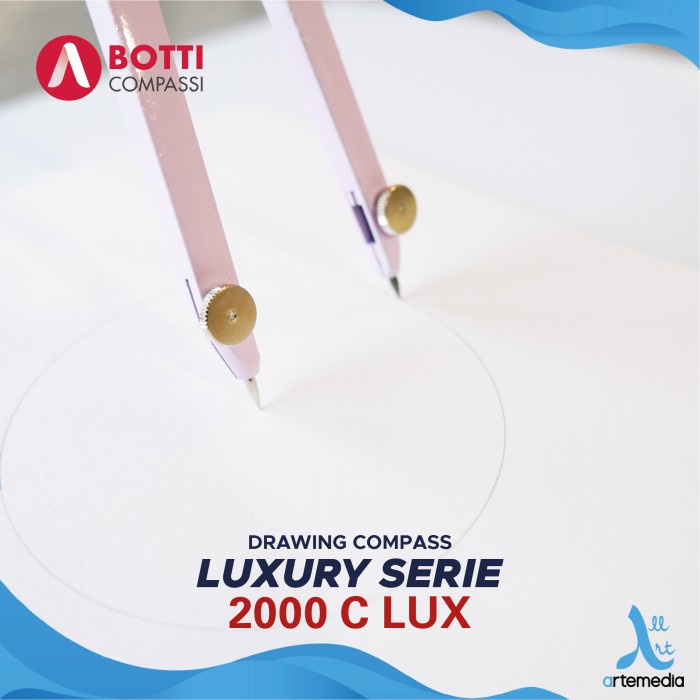 

Baru Botti Design Compass Luxury 2000C Series Set Jangka Presisi Teknik