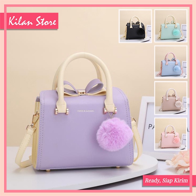Tas Wanita Humaira 1611205 - Hand Bag Import Paris & Classic 93325 [Ukuran 23cm]