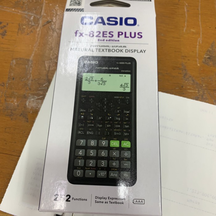 

PROMO SPECIAL KALKULATOR CASIO FX82ES PLUS