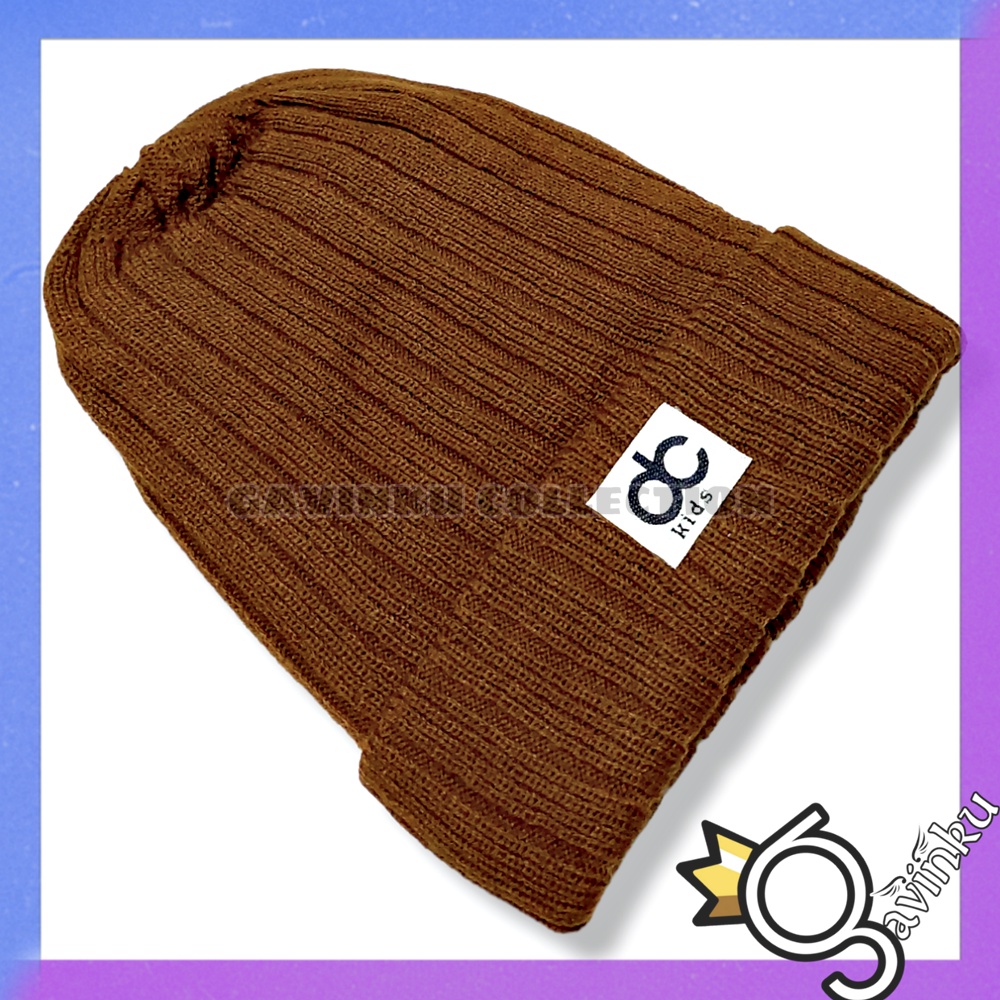 Topi Kupluk Bayi Anak Laki Laki Perempuan Umur 6 12 bulan 1 2 3 Tahun Rajut Lapis Dobel Premium Lipat Murah Beanie Hat Usia Baru Lahir Newborn Gaul Keren Model Baru Kekinian Korea Ketu Koplok Topu Kerpus Kuplok