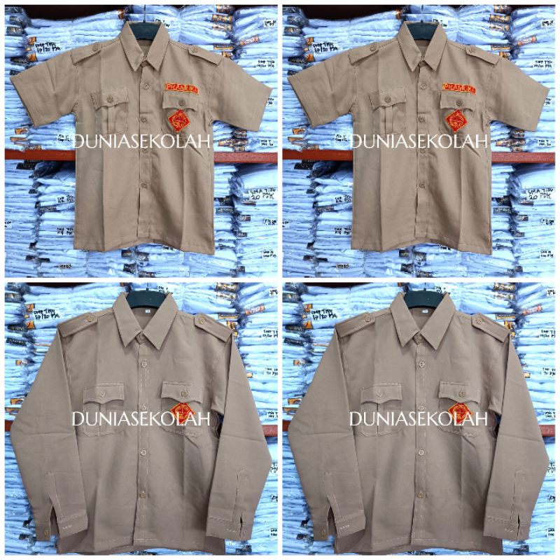 Martin - Baju Pramuka Penggalang SD SMP Laki Perempuan Bahan Rapilo Nasional Premium