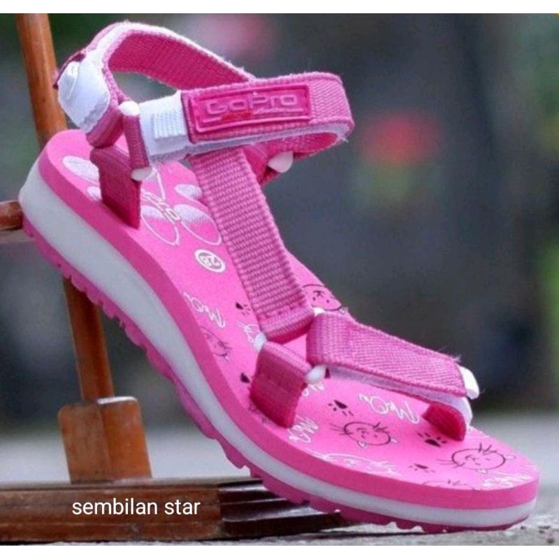 Gopro kitty tw - sandal gunung anak cewek original 100%