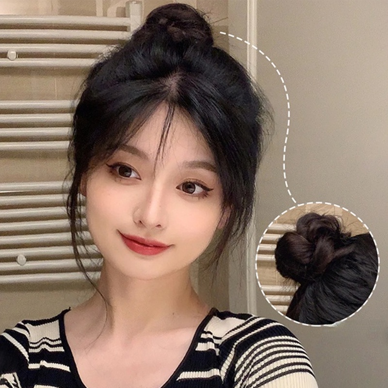 Gaya Korea Semua Pertandingan Tinggi Ponytail Klip Akrilik Klip Perempuan Klip Rambut Labu Besar