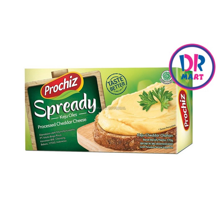 

Prochiz Spready Cheese Taste Better 170GR