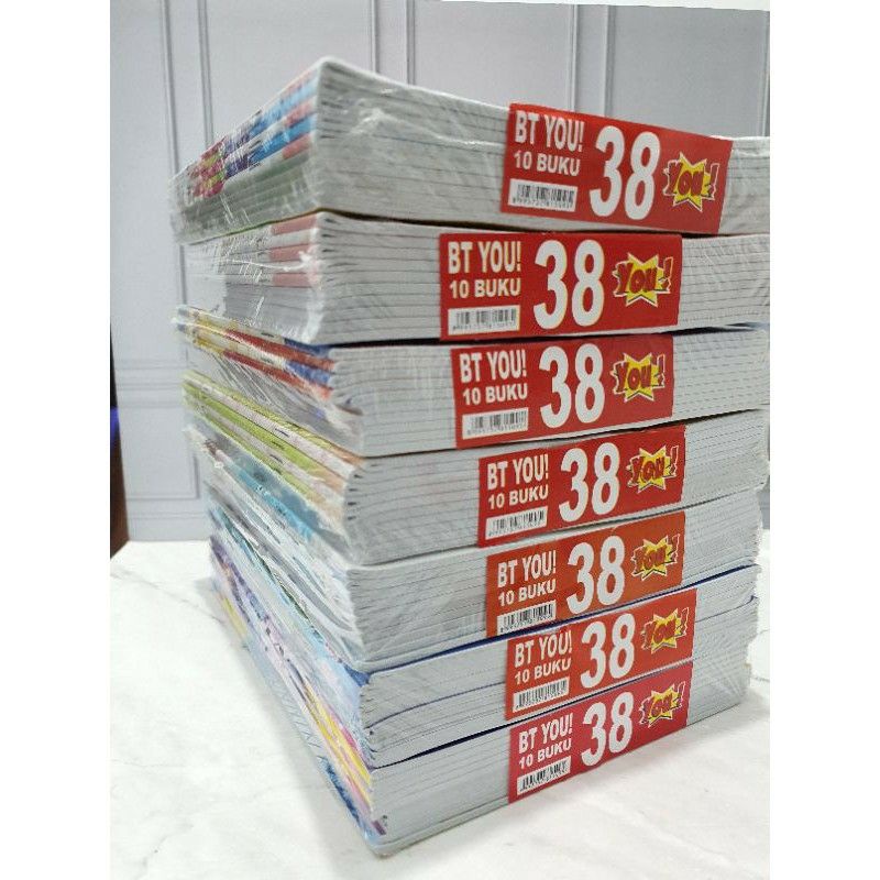 

10pcs buku tulis murah berkualitas isi 38 lembar