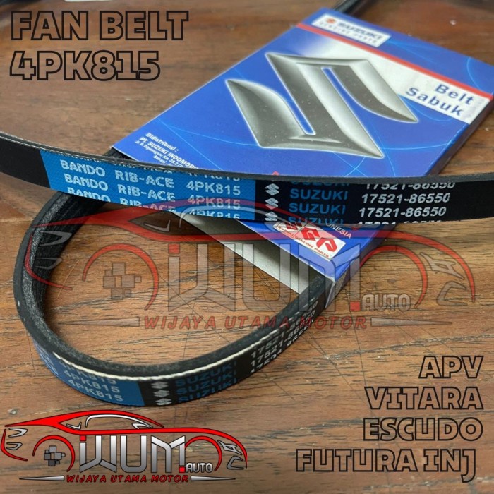 FAN VAN BELT TALI KIPAS 4PK815 FUTURA EFI APV MEGA CARRY VITARA ESCUDO