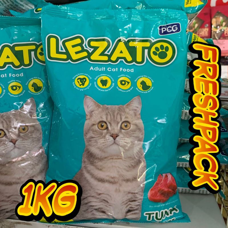 Lezato Cat Tuna Repack 1kg Makanan Kucing Lezato Tuna Flavour Dry food