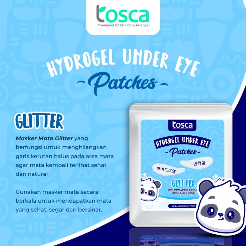 PENGHILANG KANTUNG MATA &amp; KERUTAN MATA - TOSCA HYDROGEL UNDER EYE PATCHES