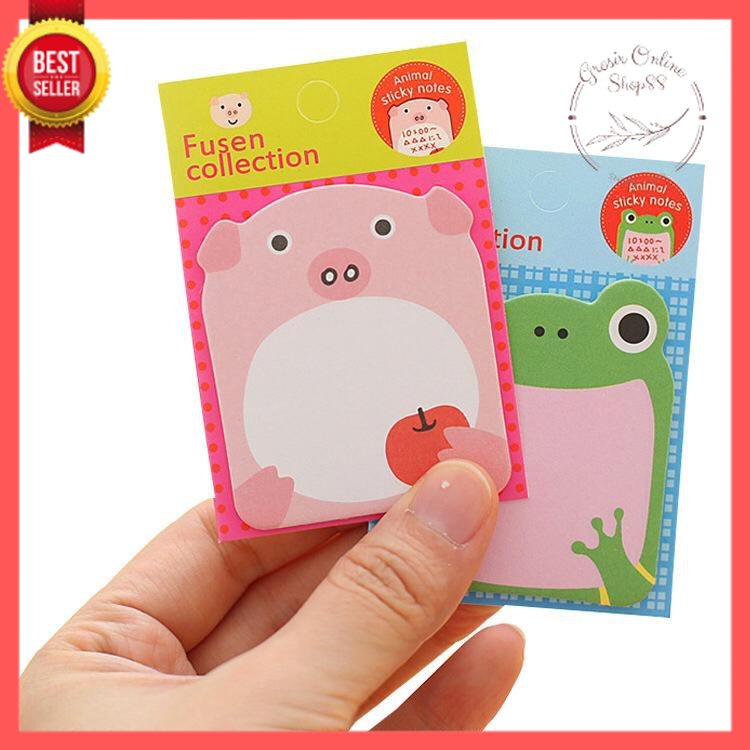 GOS - I103 - Sticky Note Karakter Animal - Sticky Note Mini - Sticky Note Memo Pad