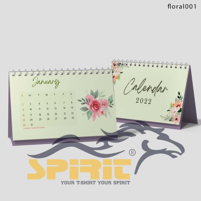 

✨NEW✨ - Kalender Flower Aestetic Kalender Custom 2022 Terbaru