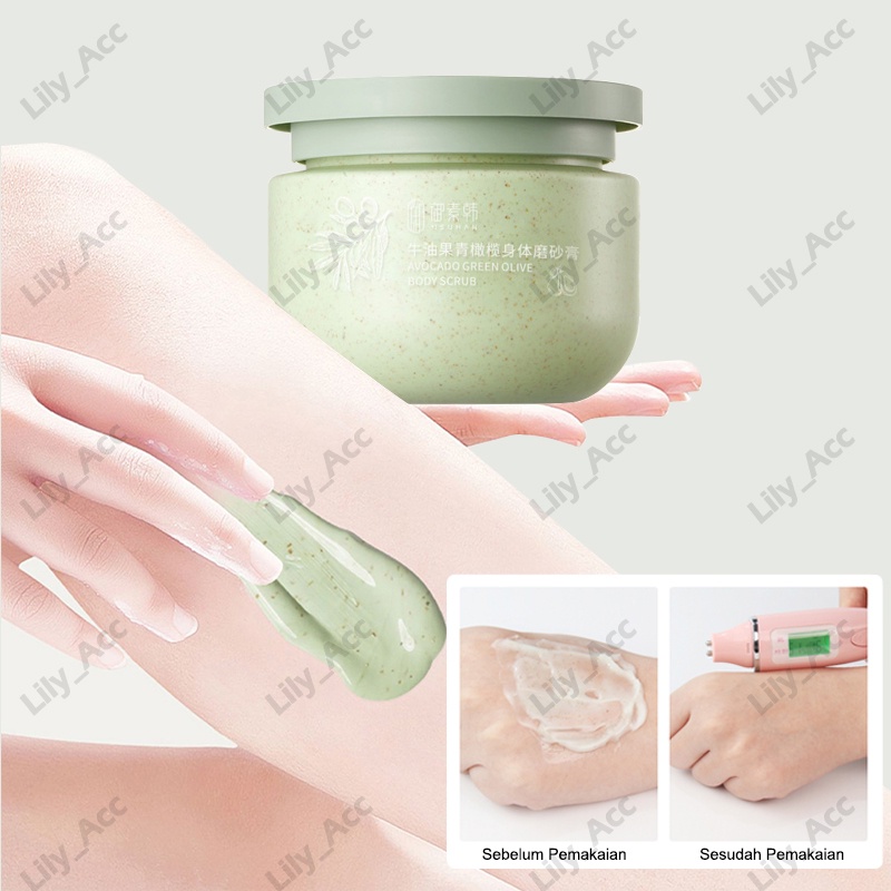 【COD】Lulur shea butter Scrub Menghilangkan sel  mati/Lulur badan memutihkan Sabun scrub Menghilangkan kulit mati Memutihkan/Melembabkan dan melembutkan Memperbaiki warna kulit