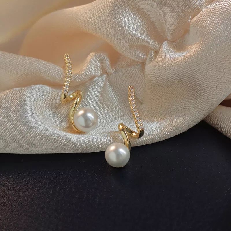 ANTING PANJANG MUTIARA IMPORT KOREA ANTING HIJAB FASHION AKSESORIS