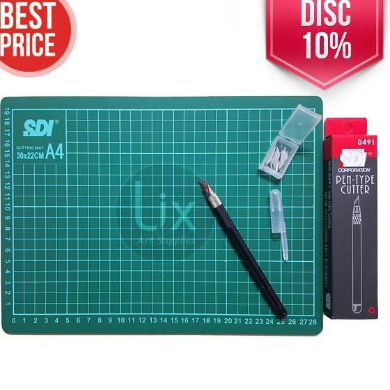 

⇝ Paket Cutting Mat A4 + Pen Cutter ⇳
