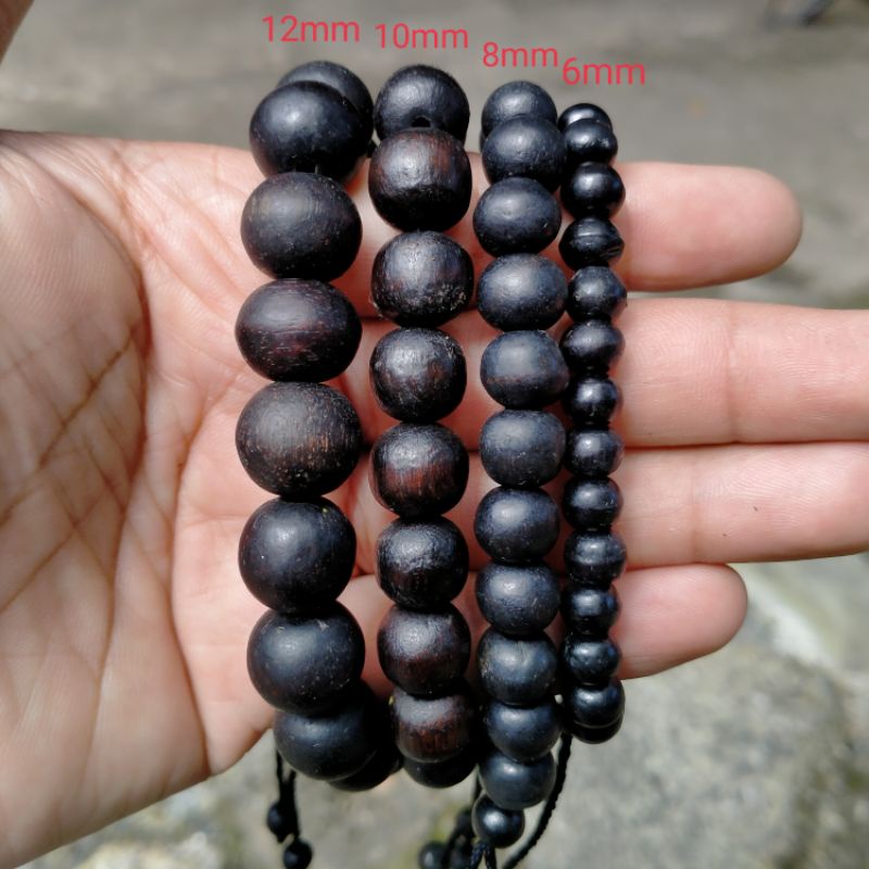 GELANG GROSIRAN GELANG KAYU GAHARU ASLI KALIMANTAN ASLI ORIGINAL 100% KAYU GAHARU