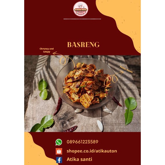 

BASRENG DAUN JERUK PEDAS MANIS 80gr