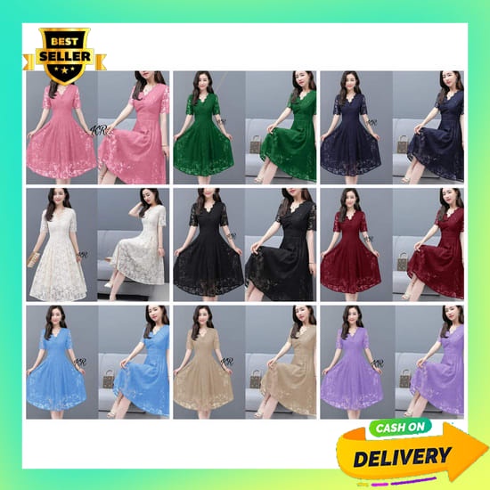 Dress Cantik Kekinian Sage Green Mewah Bahan Crinkle Vintage Elegan Terbaru Cewek Viral Koreadres Wa