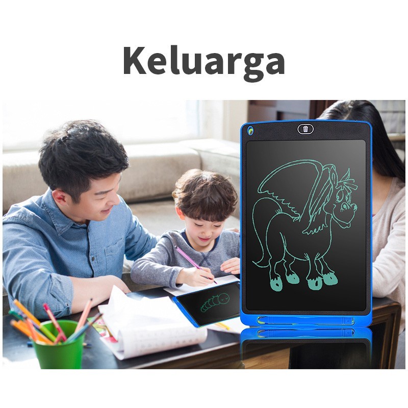 LCD Drawing Writing Tablet Mainan Papan Tulis Hapus Board NJ192