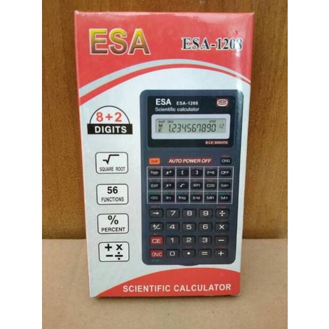 

[Kode]-Y28P-㊚) KALKULATOR SCIENTIFIC ESA 1208 SIN COS TG trending