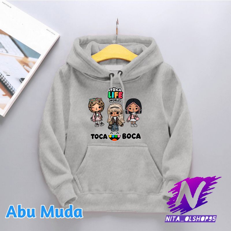 sweater hoodie anak toca boca toca life world