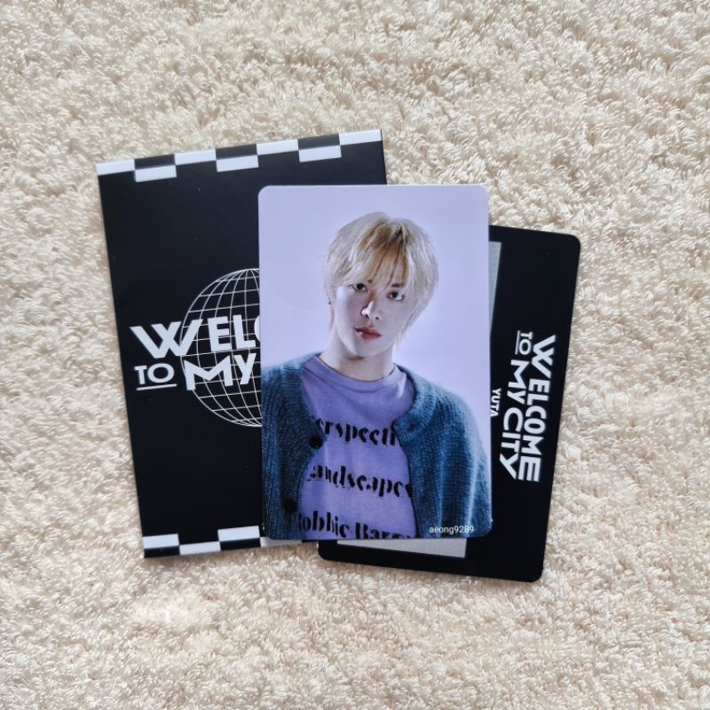 PC NCT 127 Scratch set Welcome to My City (r2 / B) Yuta set wtmc
