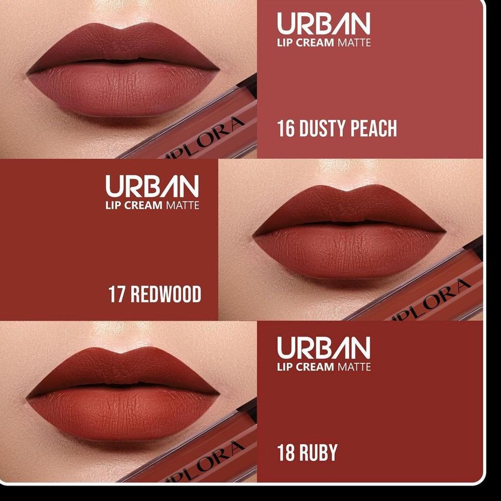 READY W8126 Implora (✔️BPOM) Urban Lip Cream Matte ( lipcream ) shade no 1 2 3 4 5 6 7 8 9 10 11 12 