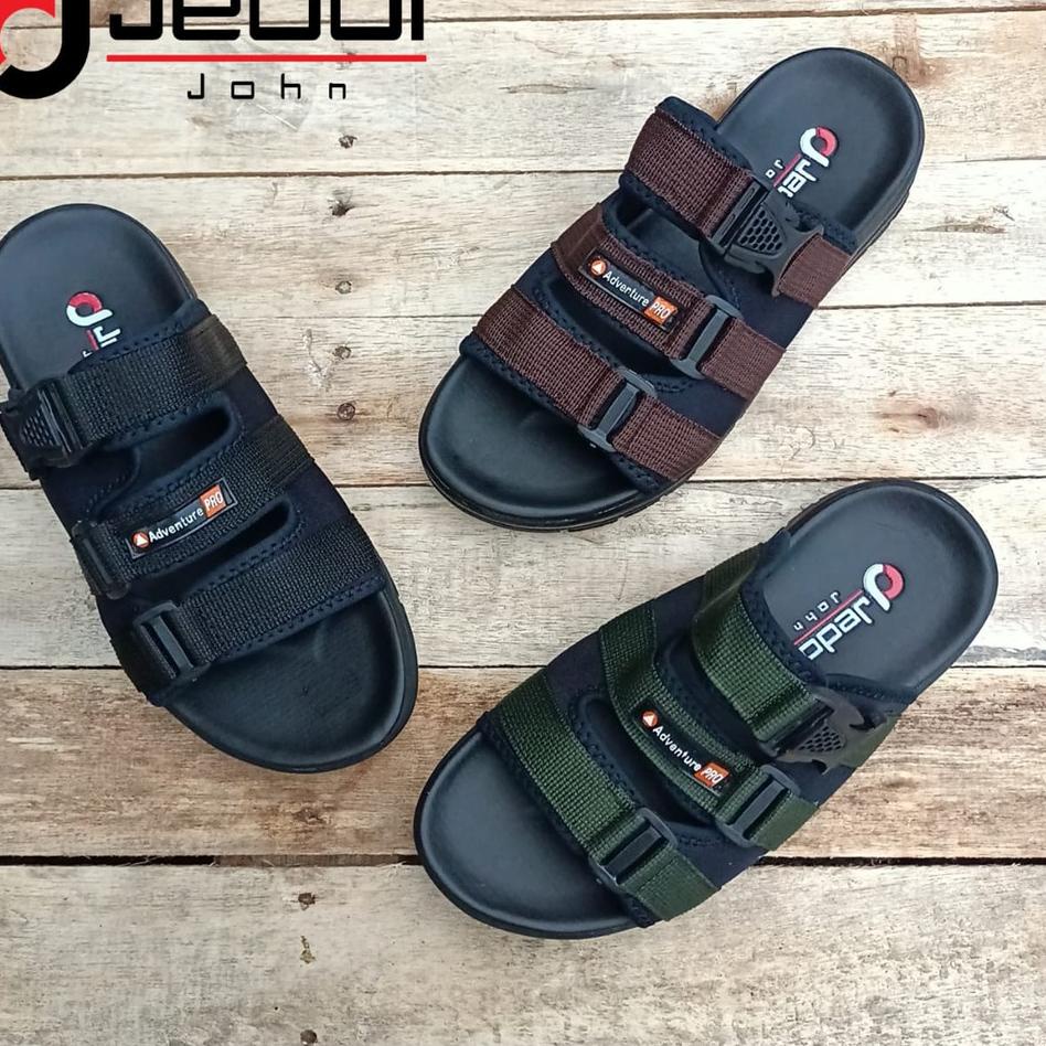 [LNA.21De22r] JEDDI [SANDAL GNG BROMO 403] Sandal Gunung Pria Outdoor/ Sepatu Sendal Pria Mirip Adin
