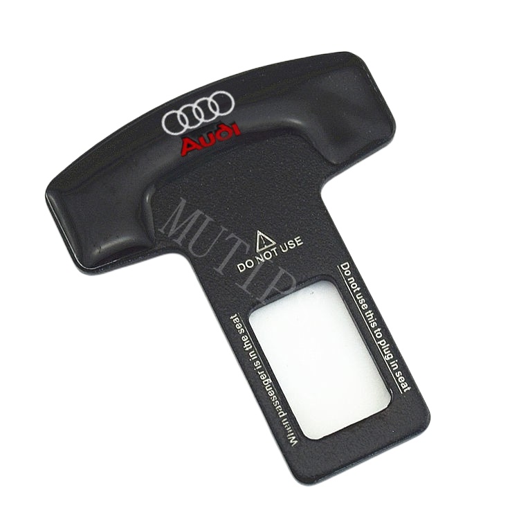 Audi 1/2Pcs Klip Gesper Sabuk Pengaman Pengaman Mobil Metal Hard Plug Alarm Stopper Menghilangkan Suara Untuk mk2 A5 A4 B7 B8 B5 A6 A3 8l A1 Q5 TT C7 C6 Q7 Q3 RS3