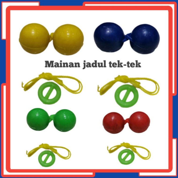 Mainan Tik Tok/ Tek Tek/ Etek etek mainan jadul lato-lato