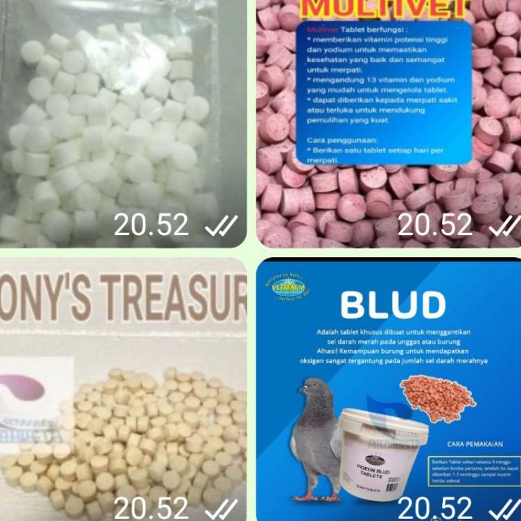 Seri[O83T]-☎) Vetafarm Paket A:10 vetabolic+10 multivet+10 blud+10 tonytreasure proses cepat
