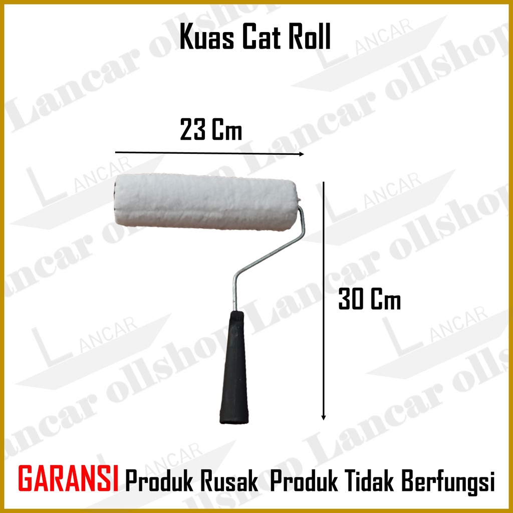 Kuas Cat Murah / Alat Cat Tembok / Kuas Bulu Roll / Kuas Roll Serbaguna Pendek 9 Inch / Kuas Cat Roll Rol Tembok / Paint Roller 9&quot; RRT