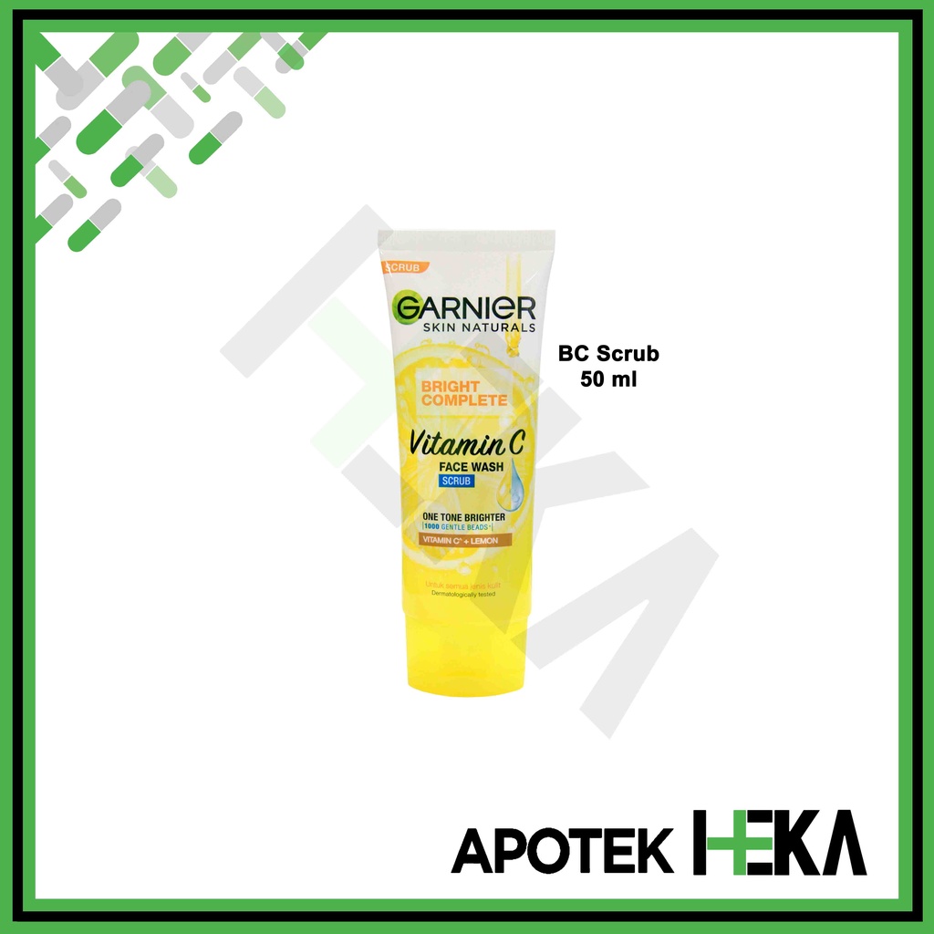 Garnier Facial Foam / Facial Scrub Brightening Complete (SEMARANG)