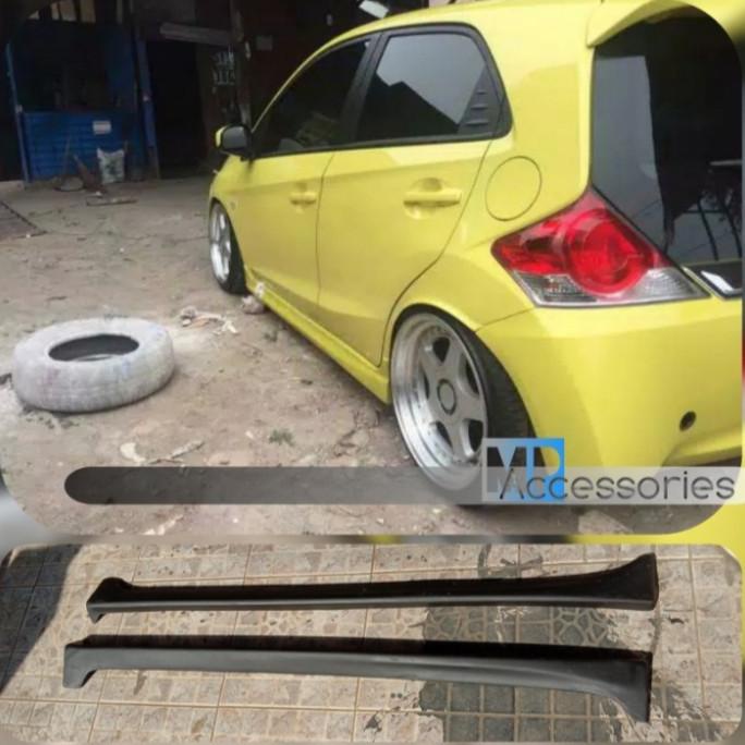 TERMURAH Sideskirt bodykit body samping Brio Lama 1set (2pcs)