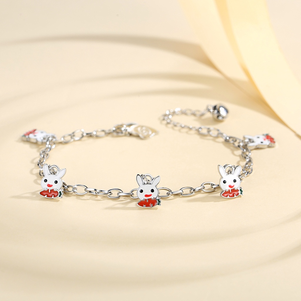 Y934 【COD】Gelang Rantai Titaniun Anak Bestseller Impor Perhiasan Lapis Emas /Perak Bisa Disesuaikan Ukurannya