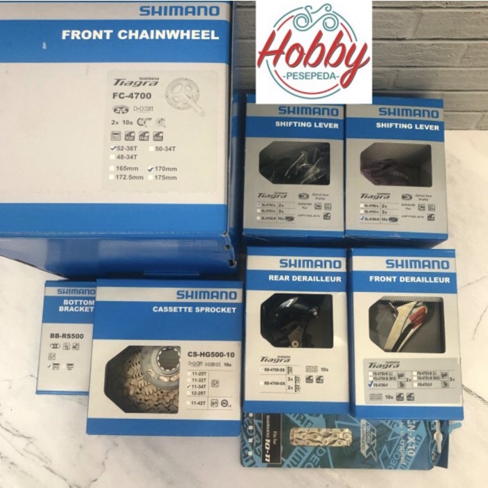 GROUPSET TIAGRA 4700 2X10 SPEED TIAGRA FLATBAR TIAGRA ORIGINAL