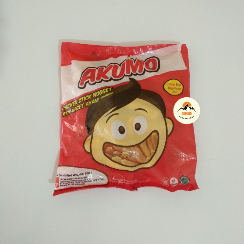 

Akumo Nugget Ayam Stik 500gr atau 1kg